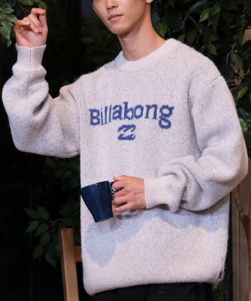 BILLABONG(ビラボン)の「BILLABONG/ビラボン セーター/ニット ブランドロゴ BE012-601(ニット/セーター・メンズ・クリーム/グレー/ブラウン・L/M)」の3枚目の写真