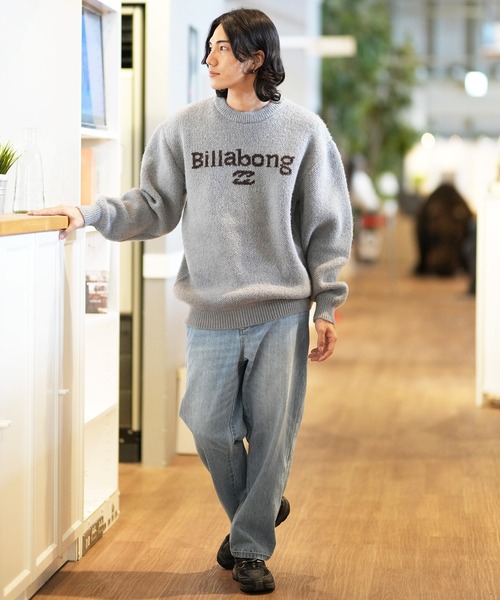BILLABONG(ビラボン)の「BILLABONG/ビラボン セーター/ニット ブランドロゴ BE012-601(ニット/セーター・メンズ・クリーム/グレー/ブラウン・L/M)」の9枚目の写真