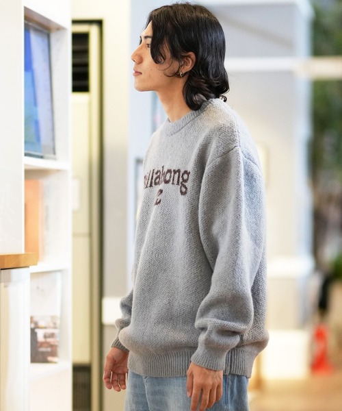 BILLABONG(ビラボン)の「BILLABONG/ビラボン セーター/ニット ブランドロゴ BE012-601(ニット/セーター・メンズ・クリーム/グレー/ブラウン・L/M)」の6枚目の写真