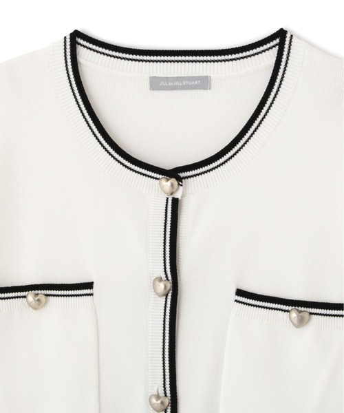 JILL by JILL STUART(ジルバイジルスチュアート)の「◇バリエーションハートメタルUVカーデ(ニット/セーター・レディース・ホワイト系その他/ブラック系その他/ホワイト系その他2/グレー系その他・FREE)」の13枚目の写真