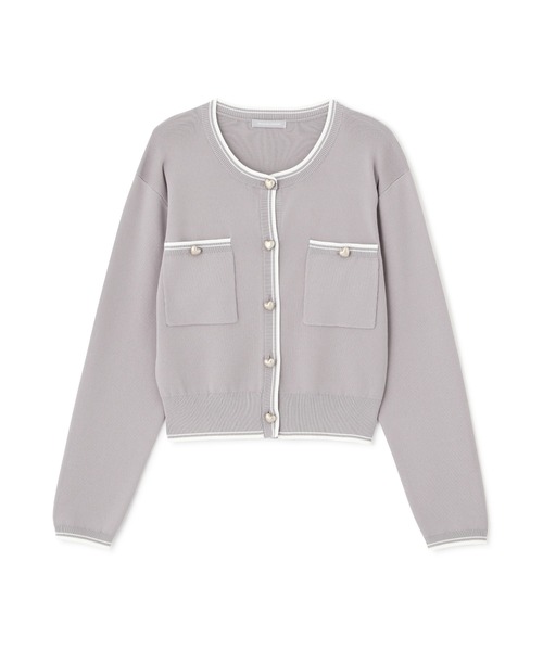 JILL by JILL STUART(ジルバイジルスチュアート)の「◇バリエーションハートメタルUVカーデ(ニット/セーター・レディース・ホワイト系その他/ブラック系その他/ホワイト系その他2/グレー系その他・FREE)」の10枚目の写真
