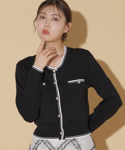 JILL by JILL STUART(ジルバイジルスチュアート)の「◇バリエーションハートメタルUVカーデ(ニット/セーター・レディース・ホワイト系その他/ブラック系その他/ホワイト系その他2/グレー系その他・FREE)」の19枚目の写真