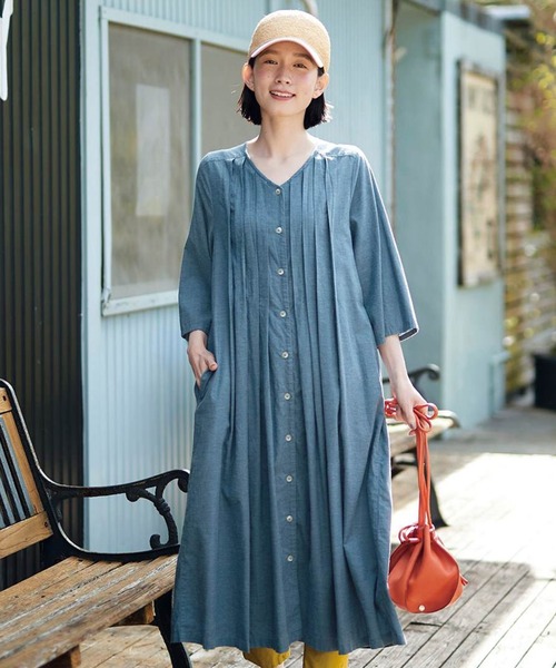 サニークラウズ 羽織りにもなるワンピース（ワンピース）｜Sunny clouds（サニークラウズ）