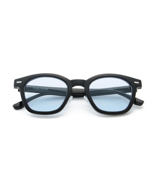 bonjour records（ボンジュールレコーズ）の「【bonjour records/ボンジュールレコード】 original Boston Sunglass 1 ボストンタイプサングラス（サングラス・メンズ・ベージュ/ブラック/ブルー・FREE）」の3枚目の写真