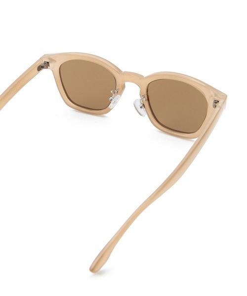 bonjour records（ボンジュールレコーズ）の「【bonjour records/ボンジュールレコード】 original Boston Sunglass 1 ボストンタイプサングラス（サングラス・メンズ・ベージュ/ブラック/ブルー・FREE）」の5枚目の写真