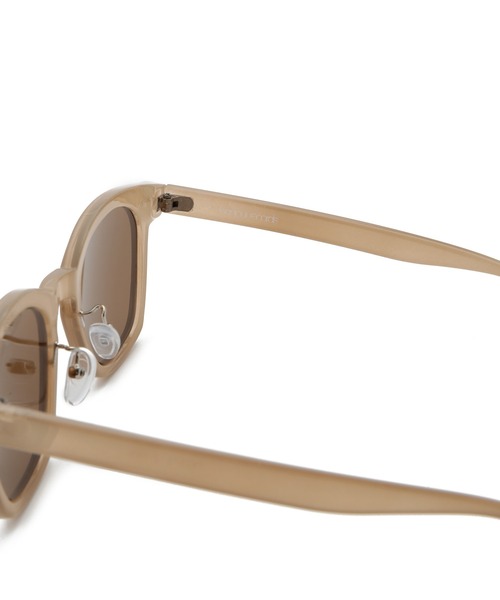 bonjour records（ボンジュールレコーズ）の「【bonjour records/ボンジュールレコード】 original Boston Sunglass 1 ボストンタイプサングラス（サングラス・メンズ・ベージュ/ブラック/ブルー・FREE）」の8枚目の写真