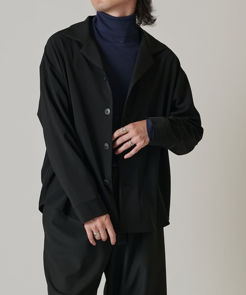 Lui's（ルイス）の「スリムタートルニット（ニット/セーター・メンズ・チャコールグレー/ブラック/ネイビー/ホワイト・S/M）」の17枚目の写真