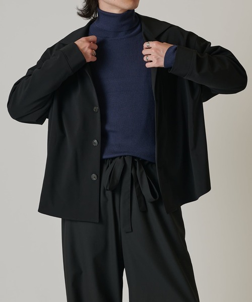 Lui's（ルイス）の「スリムタートルニット（ニット/セーター・メンズ・チャコールグレー/ブラック/ネイビー/ホワイト・S/M）」の16枚目の写真