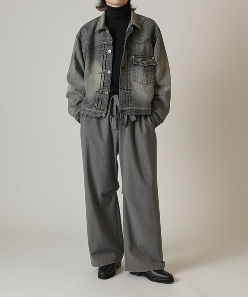 Lui's（ルイス）の「スリムタートルニット（ニット/セーター・メンズ・チャコールグレー/ブラック/ネイビー/ホワイト・S/M）」の6枚目の写真