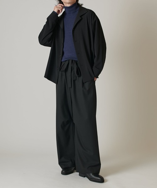 Lui's（ルイス）の「スリムタートルニット（ニット/セーター・メンズ・チャコールグレー/ブラック/ネイビー/ホワイト・S/M）」の21枚目の写真