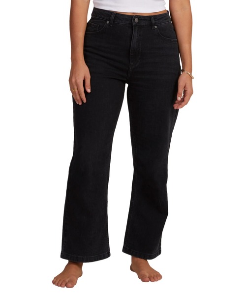 ROXY(ロキシー)の「LAYLA JEAN BLK/ロキシーハイウエストストレッチデニムパンツ(デニムパンツ・レディース・ブラック・28inch/24inch/26inch)」の9枚目の写真