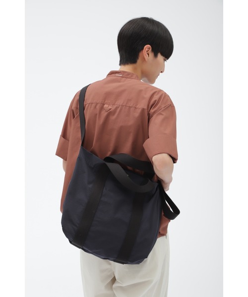 バッグ WORN NYLON CANVAS MHL エムエイチエル MHL. WORN NYLON CANVAS （BLACK