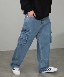 FUBU( tu)́yFUBU/tuzDenim Cargo Pants/ChfjJ[Spc(J[Spc)