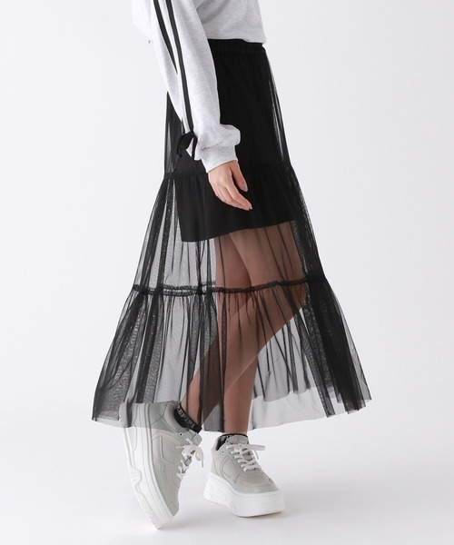 repipi armario（レピピ アルマリオ）の「2WAYチュールスカート（スカート・キッズ・ブラック/アイボリー系/ブラック系・SMALL/MEDIUM/LARGE）」の12枚目の写真