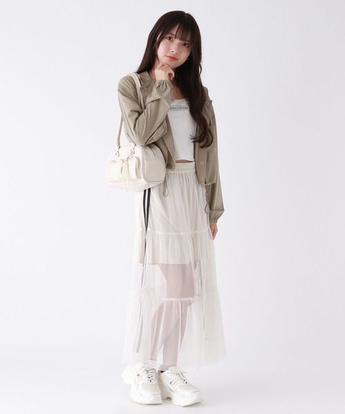 repipi armario（レピピ アルマリオ）の「2WAYチュールスカート（スカート・キッズ・ブラック/アイボリー系/ブラック系・SMALL/MEDIUM/LARGE）」の11枚目の写真