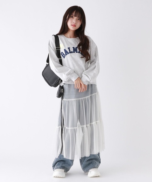 repipi armario（レピピ アルマリオ）の「2WAYチュールスカート（スカート・キッズ・ブラック/アイボリー系/ブラック系・SMALL/MEDIUM/LARGE）」の8枚目の写真