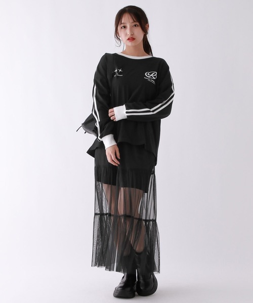 repipi armario（レピピ アルマリオ）の「2WAYチュールスカート（スカート・キッズ・ブラック/アイボリー系/ブラック系・SMALL/MEDIUM/LARGE）」の20枚目の写真