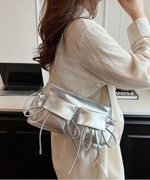 【新品未使用】NAGAE ショルダーウォレット、シルバー色 ルイヴィトン モノグラム ジッピー ウォレット 長財布 パイソン