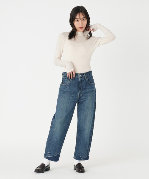 Levi's(リーバイス)の「Levi's/リーバイス JUNO TISSUE ロングスリーブニット ホワイト OATMEAL(ニット/セーター・レディース・オフホワイト・M/S/XS)」の12枚目の写真