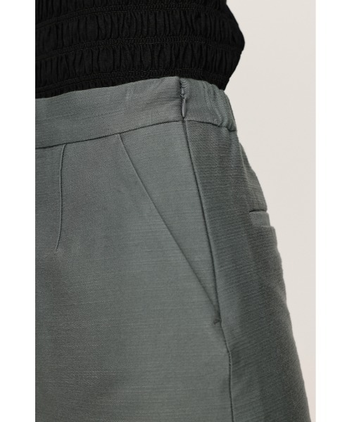 SLY(スライ)の「LAYERED S/PT レイヤード ショートパンツ(スラックス・レディース・杢グレー/ブラック・1/0/2)」の13枚目の写真