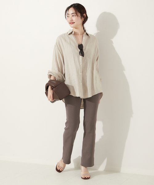 Plage CRAFTパンツ　ベージュニットパンツ プラージュ Plage CRAFT パンツ （ベージュ） - ファッション