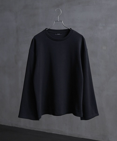 【関税込み】Elleme ブラック ドレープ 長袖Tシャツ Laurel Y Standard T-Shirt - Black – LÝFT
