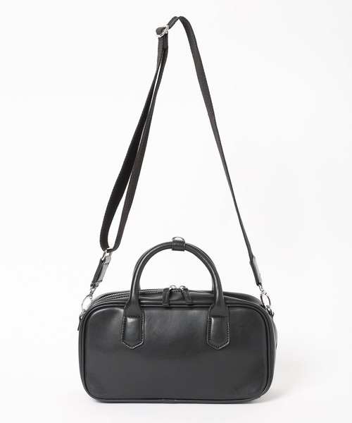 LEPSIM（レプシィム）の「横長ボストンバッグ　132006（ボストンバッグ・レディース・シルバー/ブラック・ONE SIZE）」の19枚目の写真