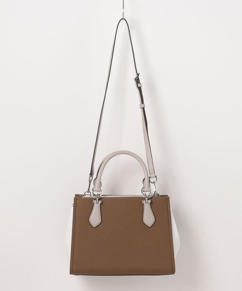 MICHAEL KORS（マイケルコース）の「MARILYN カラーブロック サッチェル ミディアム（ハンドバッグ・レディース・ベージュ系その他・FREE）」の7枚目の写真