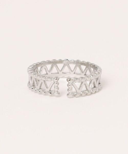 VIBGYOR(ヴィブジョー)の「【kocea】ステンレスリング/SILVER-1 金属アレルギー対応アクセサリー(MA)(リング・レディース・D/E/F/B/A/C・FREE)」の7枚目の写真