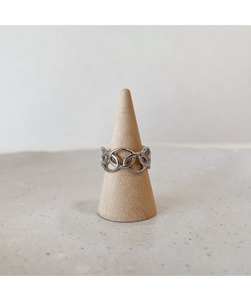 VIBGYOR(ヴィブジョー)の「【kocea】ステンレスリング/SILVER-1 金属アレルギー対応アクセサリー(MA)(リング・レディース・D/E/F/B/A/C・FREE)」の3枚目の写真