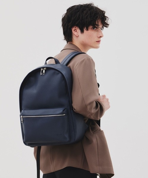 tk.TAKEO KIKUCHI(ティーケータケオキクチ)の「サフィアーノデイバックパック(バックパック/リュック・メンズ・ブルー系その他/ブラック/ブラック系/ブルー系その他2・00)」の4枚目の写真