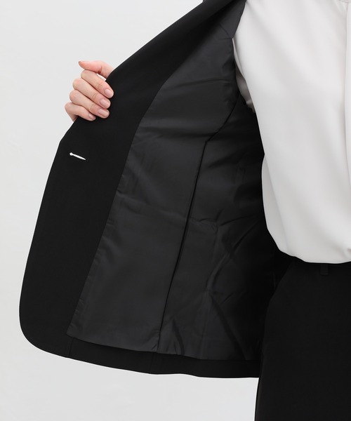 ストレッチ/ウォッシャブル/イージーケア】テーラードジャケット