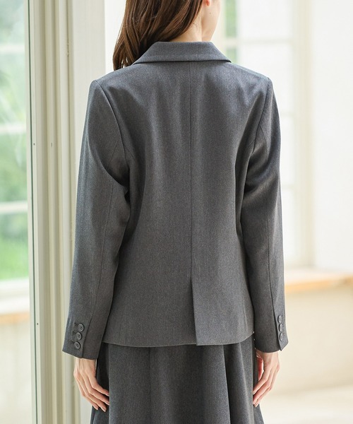 ストレッチ/ウォッシャブル/イージーケア】テーラードジャケット