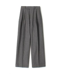 EDITION | 【WEB先行予約】ポプリンメルトン 2タックワイドスラックス(スラックス)