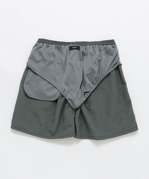 SHIPS(シップス)の「SHIPS:〈洗濯機可能/撥水加工〉アクティブ イージー ショーツ(その他パンツ・メンズ・ブラック/オレンジ/ダークグリーン/ネイビー/パープル・SMALL/MEDIUM/LARGE/X-LARGE)」の8枚目の写真