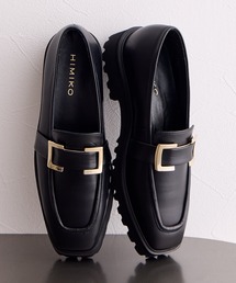 HIMIKO ブラック ソフトローファー HIMIKO ローファー 「HIMIKO」「WEB限定デザイン」トラック