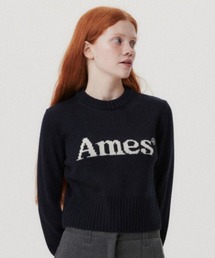 A'GEM/9 × .kom 『AMESWORLDWIDE/アメスワールドワイド』 BASIC PULLOVER KNIT/ベーシック プルオーバー ニット