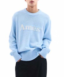 AMESWORLDWIDE（アメスワールドワイド）の「A'GEM/9 × .kom 『AMESWORLDWIDE/アメスワールドワイド』 BASIC PULLOVER KNIT/ベーシック プルオーバー ニット（ニット/セーター）」