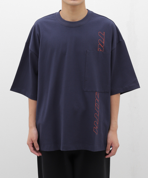 TIGHTBOOTH PRODUCTION(タイトブースプロダクション)の「TIGHTBOOTH / タイトブース STRAIGHT UP T-SH(Tシャツ/カットソー・メンズ・ネイビー/ホワイト・MEDIUM/LARGE)」の2枚目の写真