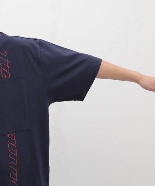 TIGHTBOOTH PRODUCTION(タイトブースプロダクション)の「TIGHTBOOTH / タイトブース STRAIGHT UP T-SH(Tシャツ/カットソー・メンズ・ネイビー/ホワイト・MEDIUM/LARGE)」の6枚目の写真