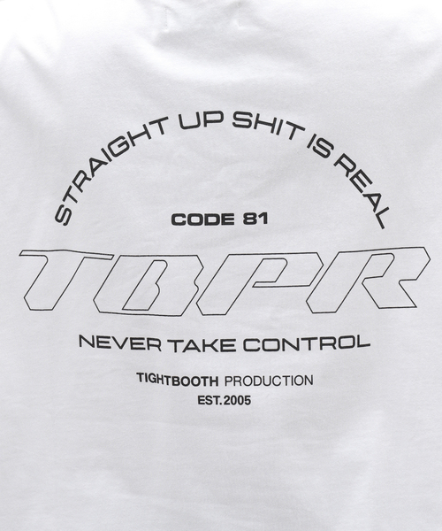 TIGHTBOOTH PRODUCTION(タイトブースプロダクション)の「TIGHTBOOTH / タイトブース STRAIGHT UP T-SH(Tシャツ/カットソー・メンズ・ネイビー/ホワイト・MEDIUM/LARGE)」の12枚目の写真