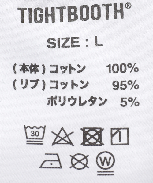 TIGHTBOOTH PRODUCTION(タイトブースプロダクション)の「TIGHTBOOTH / タイトブース STRAIGHT UP T-SH(Tシャツ/カットソー・メンズ・ネイビー/ホワイト・MEDIUM/LARGE)」の15枚目の写真