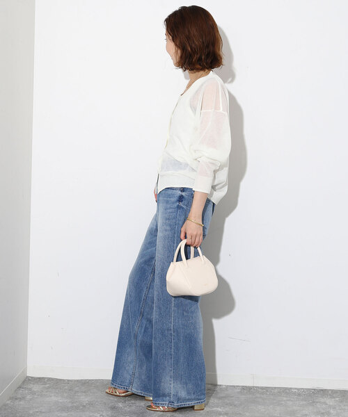 SLOVE IENA 涼しげ　シアー　Vネック　カーディガン　24ss SLOVE IENA 涼しげ シアー Vネック カーディガン 24ss - メルカリ