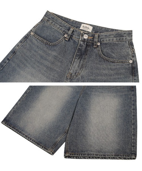 BEIDELLI（ベイデリー）の「[BELLIDE MADE] コットンバミューダデニムパンツ（デニムパンツ・レディース・ブルー・SMALL/MEDIUM/LARGE）」の15枚目の写真