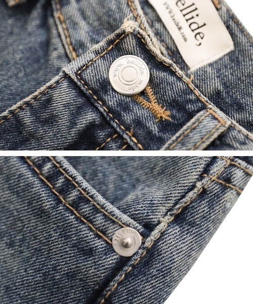 BEIDELLI（ベイデリー）の「[BELLIDE MADE] コットンバミューダデニムパンツ（デニムパンツ・レディース・ブルー・SMALL/MEDIUM/LARGE）」の17枚目の写真