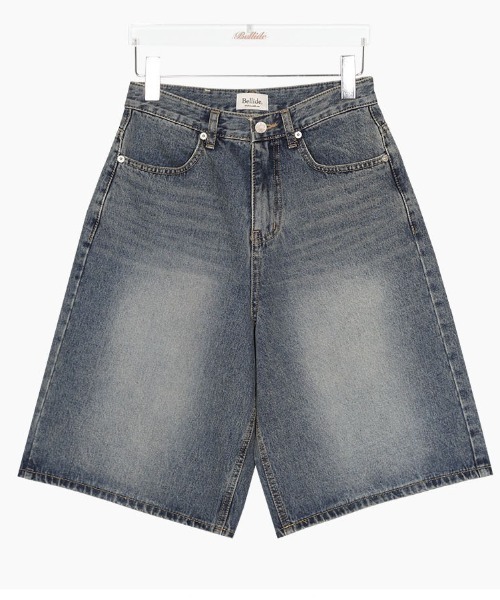 BEIDELLI（ベイデリー）の「[BELLIDE MADE] コットンバミューダデニムパンツ（デニムパンツ・レディース・ブルー・SMALL/MEDIUM/LARGE）」の13枚目の写真