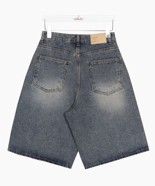 BEIDELLI（ベイデリー）の「[BELLIDE MADE] コットンバミューダデニムパンツ（デニムパンツ・レディース・ブルー・SMALL/MEDIUM/LARGE）」の14枚目の写真