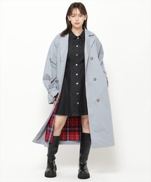 REDYAZEL（レディアゼル）の「チェックライニングトレンチコート（トレンチコート）」