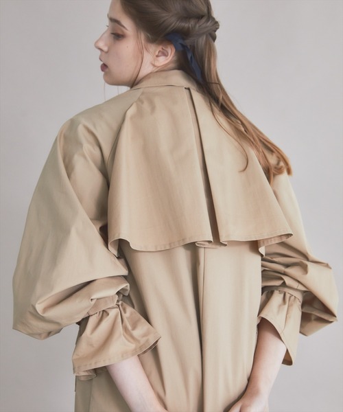 REDYAZEL（レディアゼル）の「チェックライニングトレンチコート（トレンチコート・レディース・ベージュ/ネイビー/ライトグレー・FREE）」の19枚目の写真