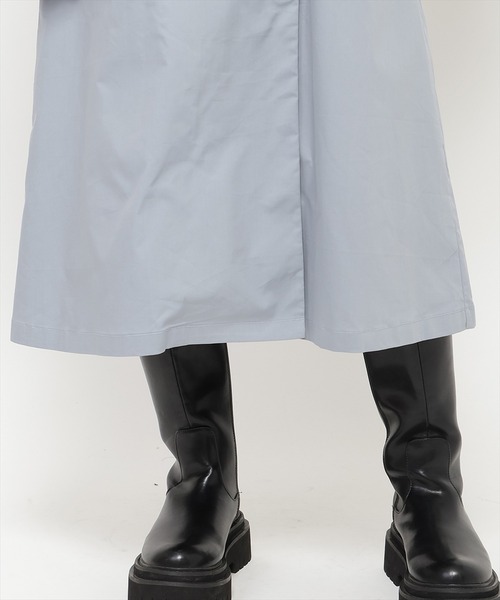 REDYAZEL（レディアゼル）の「チェックライニングトレンチコート（トレンチコート・レディース・ベージュ/ネイビー/ライトグレー・FREE）」の9枚目の写真